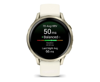 Garmin Venu 4 Lunar gold 41mm z kremowym paskiem - 1363882 - zdjęcie 2